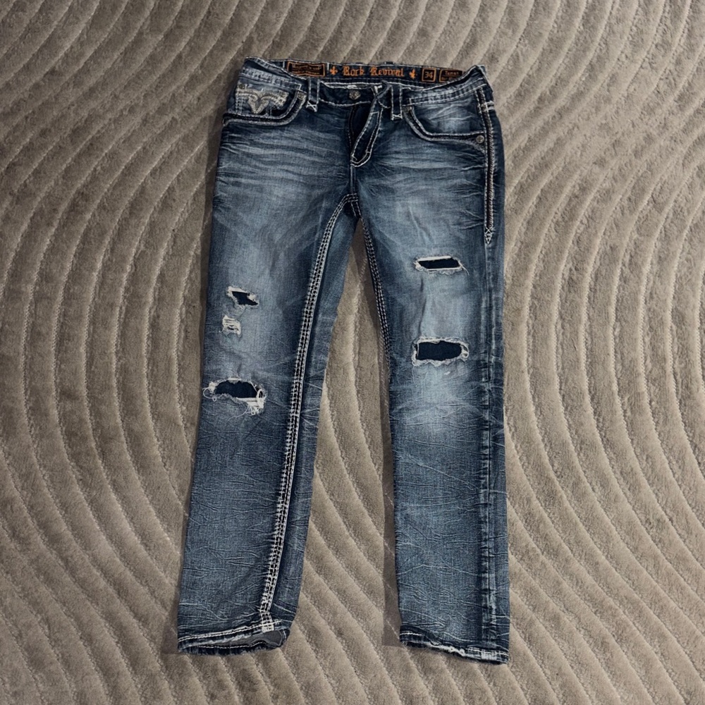 Men’s Rock Revival Tamas Slim Straight